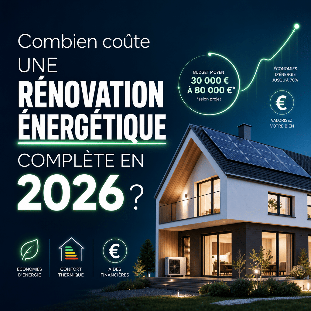 Combien coûte une rénovation énergétique complète en 2026 ?