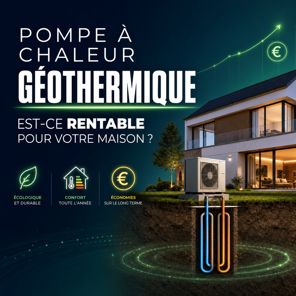 Pompe à chaleur géothermique : est-ce rentable pour votre maison ?