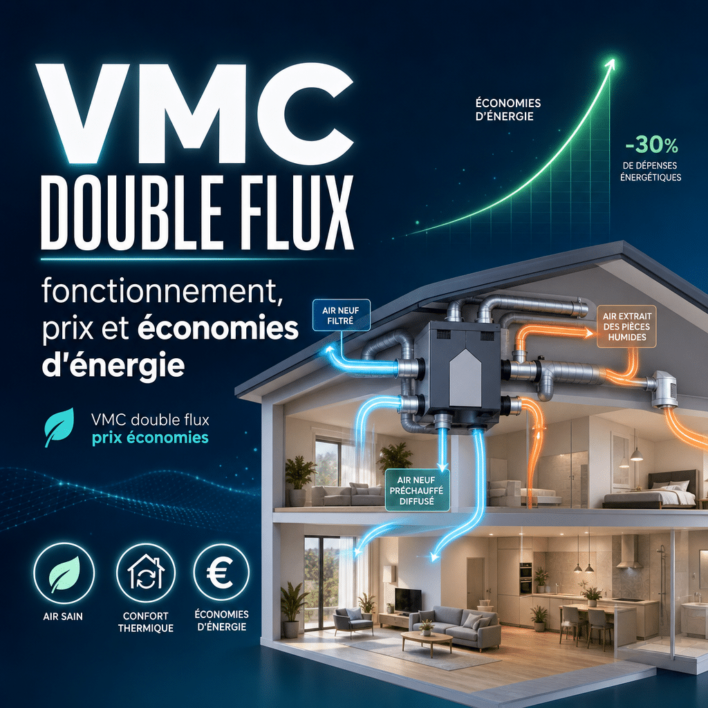 VMC double flux : fonctionnement, prix et économies d’énergie