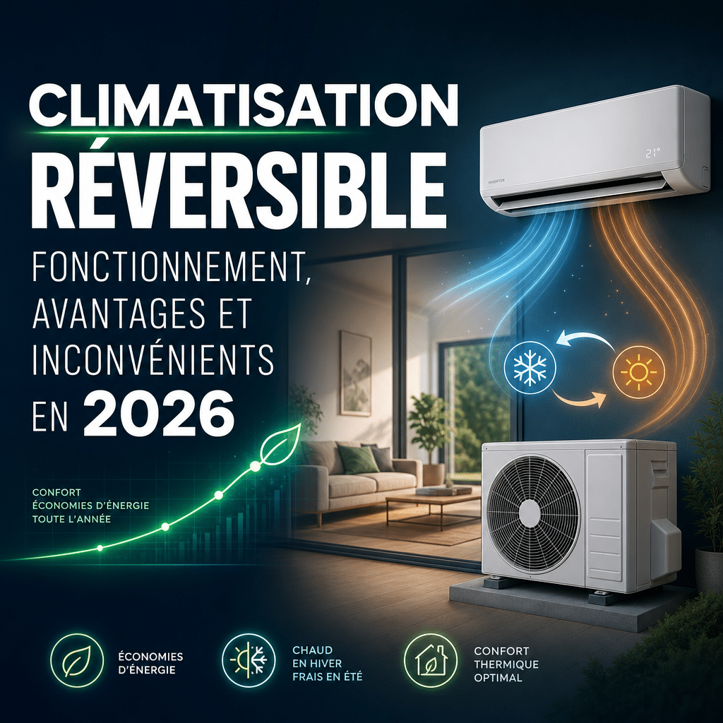 Climatisation réversible : fonctionnement, avantages et inconvénients en 2026