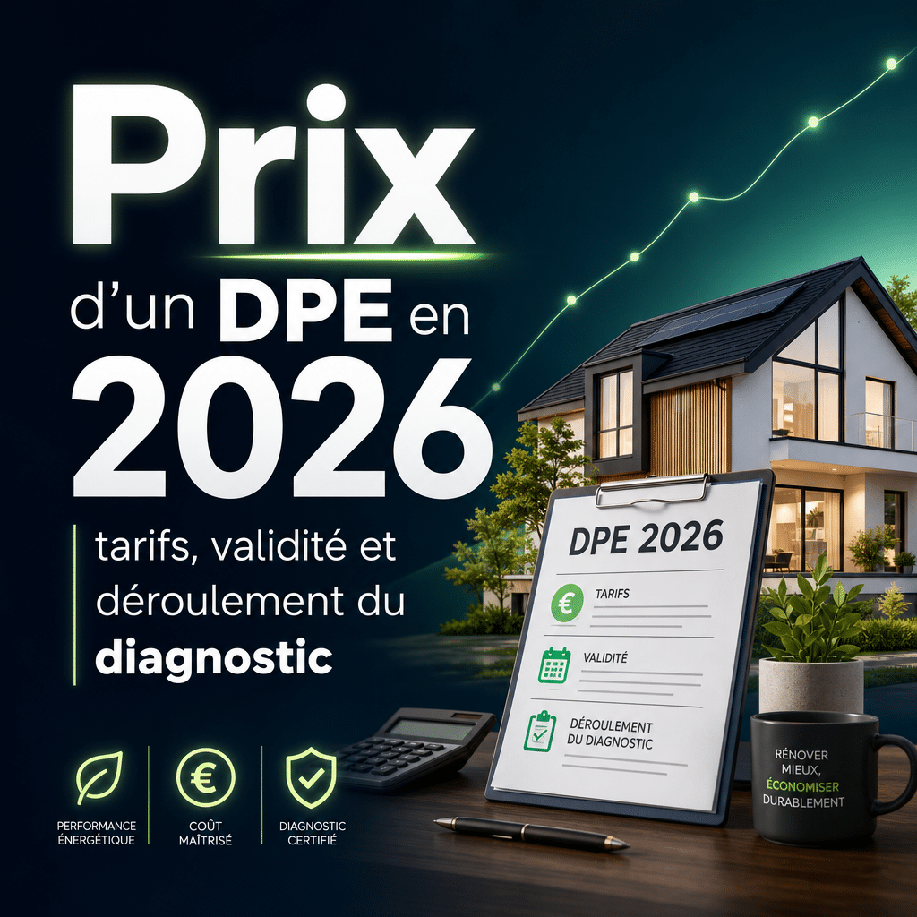 Prix d’un DPE en 2026 : tarifs, validité et déroulement du diagnostic