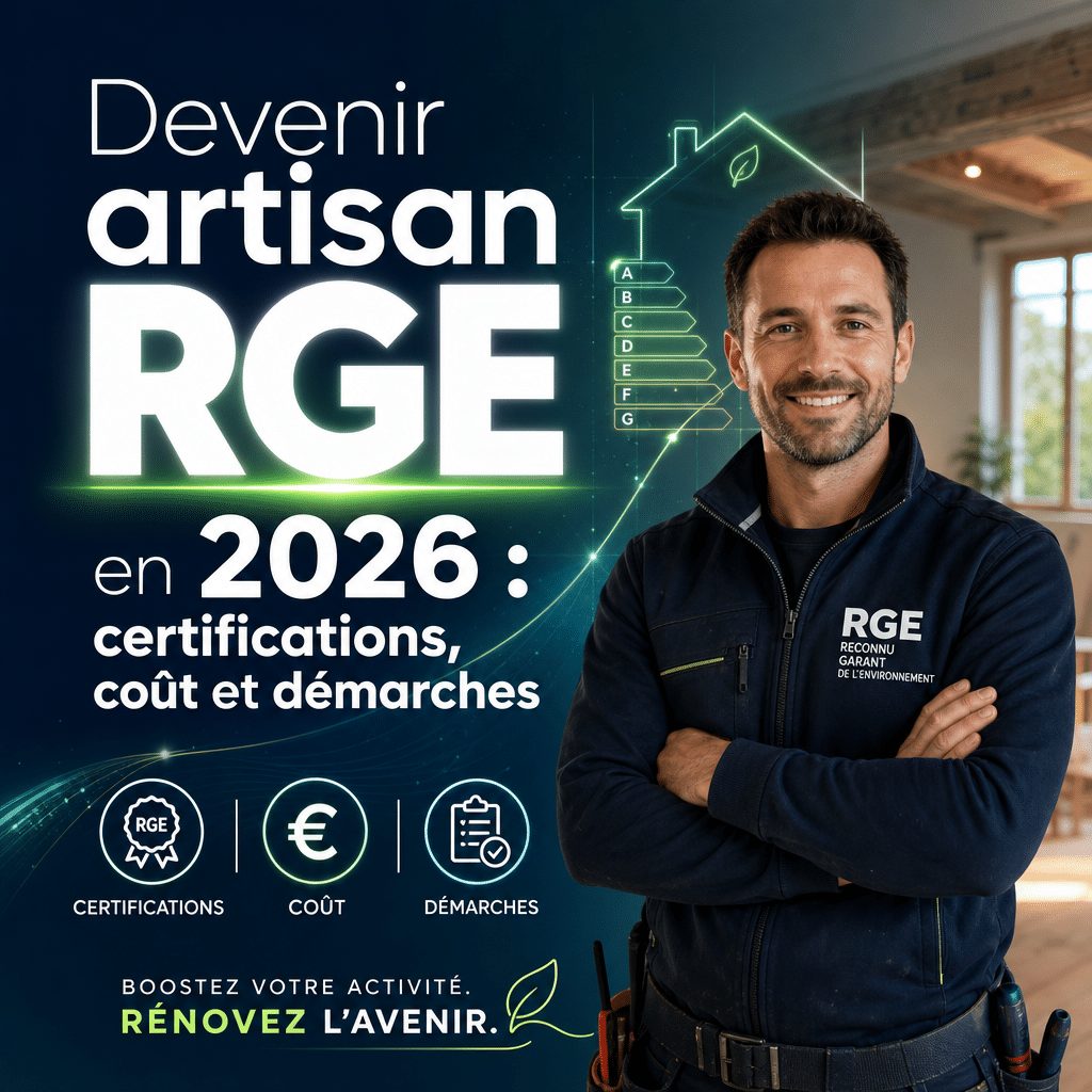 Devenir artisan RGE en 2026 : certifications, coût et démarches