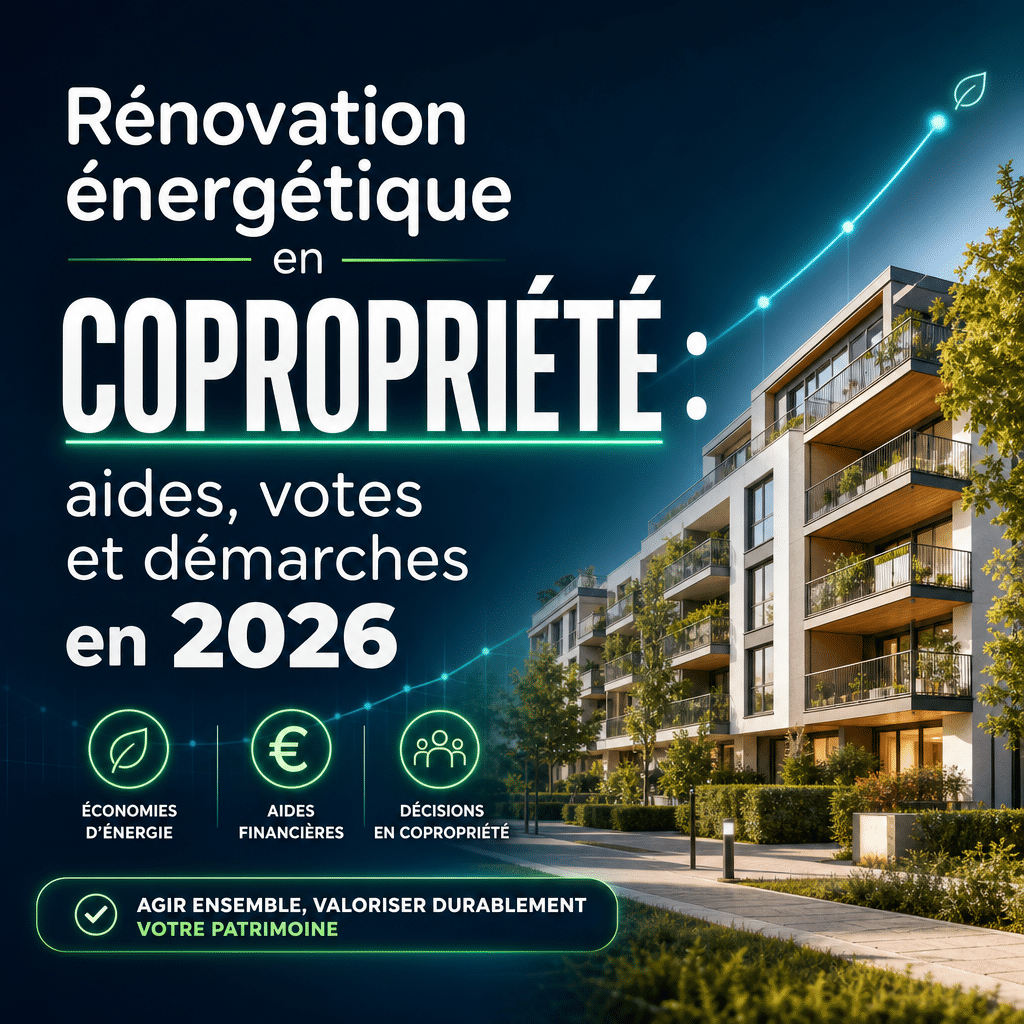 Rénovation énergétique en copropriété : aides, votes et démarches en 2026